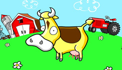 Animazione-con-una-mucca
